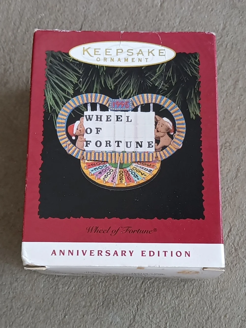 Wheel Of Fortune Vintage Hallmark 1995 Ornament